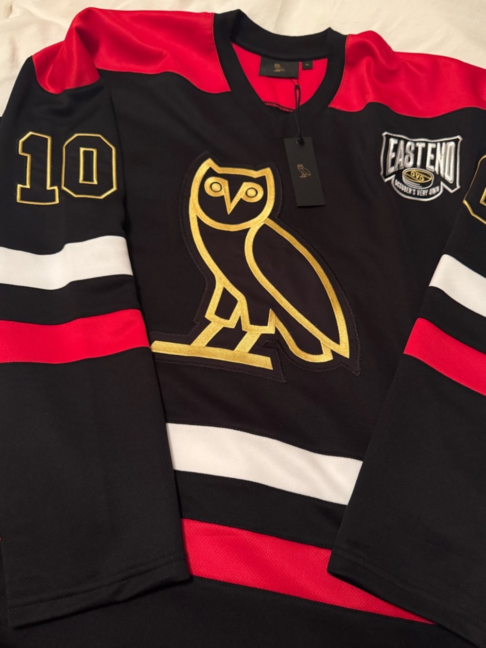 OVO- OCTOBER'S VERY OWN #10 East End hockey jersey - NWT